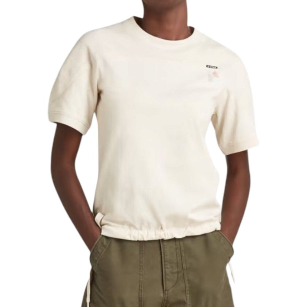 G-Star Off-White Short Sleeve Tee